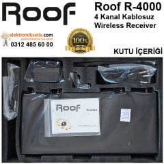 Roof R-4000 UHF Kablosuz Receiver