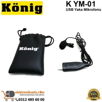 König K YM-01 USB Yaka Mikrofonu