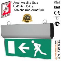 Arsel Arselite Sıva Üstü Led Acil Çıkış Yönlendirme Armatürü