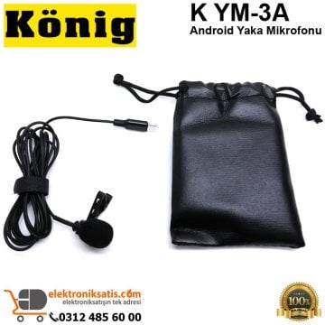 König K YM-3A Android Yaka Mikrofonu