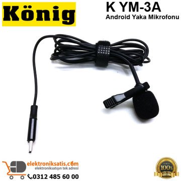 König K YM-3A Android Yaka Mikrofonu