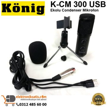 König K-CM 300 USB Ekolu Condenser Mikrofon