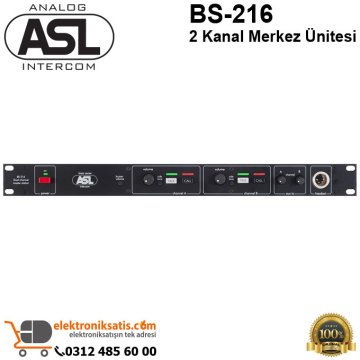 ASL BS-216 2 Kanal intercom Merkez Ünitesi