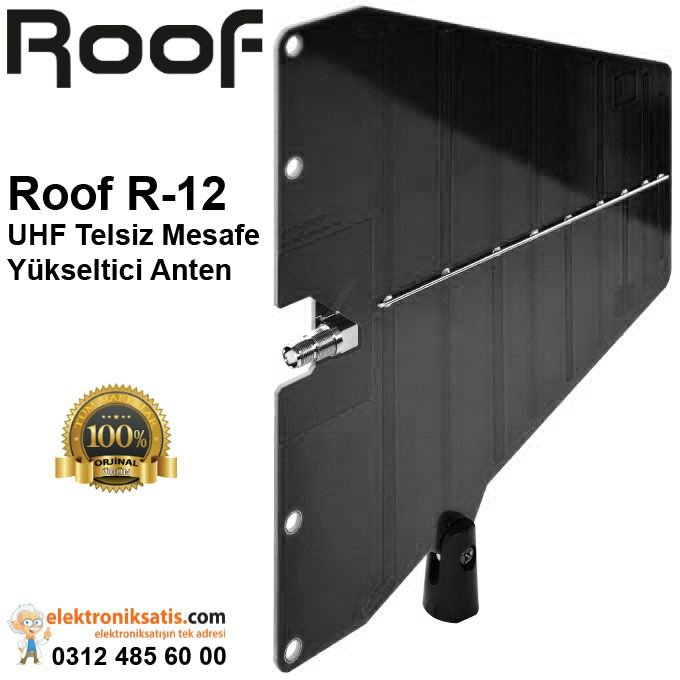 Roof R-12 UHF Telsiz Mesafe Yükseltici Anten