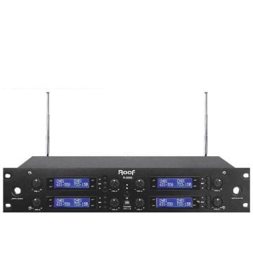 Roof R-8000 8 Kanal UHF Kablosuz Receiver Çift Tunerli