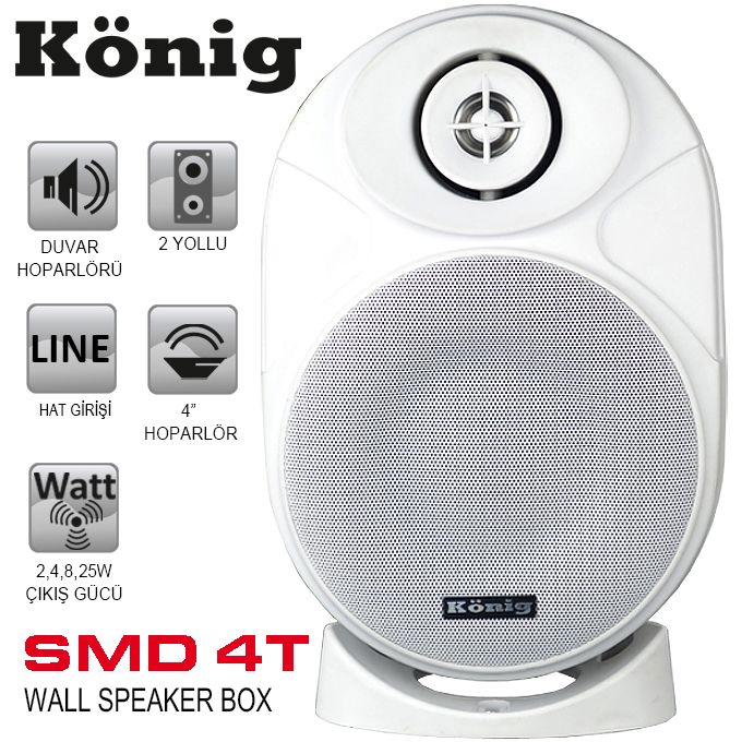 König SMD 4T Sütun Hoparlör