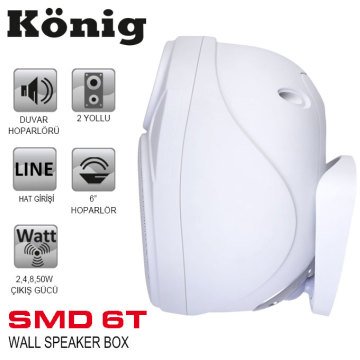 König SMD 6T Sütun Hoparlör