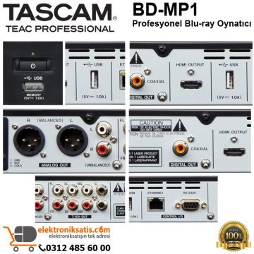Tascam BD-MP1 Profesyonel Blu-ray Oynatıcı