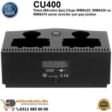 AKG CU400 Telsiz Mikrofon Şarj Cihazı