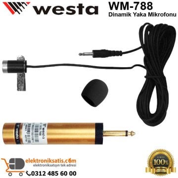 Westa WM-788 Dinamik Yaka Mikrofonu