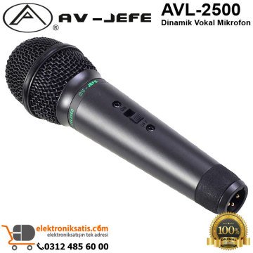 AV-JEFE AVL-2500 Dinamik Vokal Mikrofon