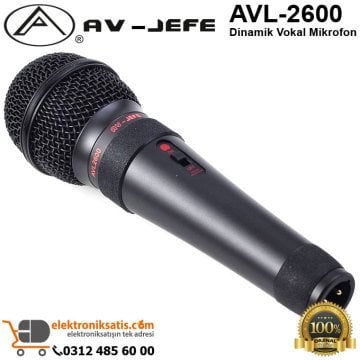 AV-JEFE AVL-2600 Dinamik Vokal Mikrofon