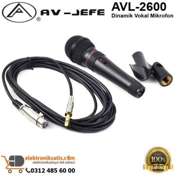 AV-JEFE AVL-2600 Dinamik Vokal Mikrofon