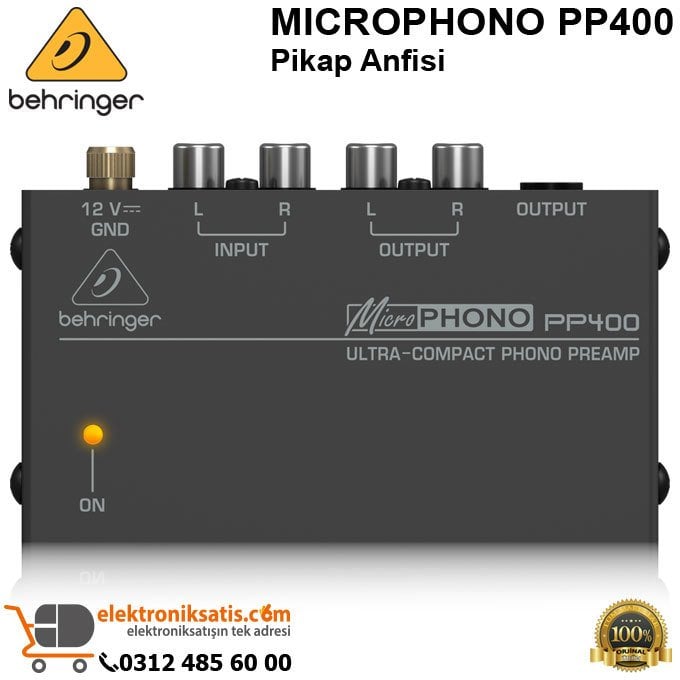 Behringer Microphono PP400 Pikap Anfisi