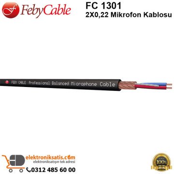 Feby Cable FC 1301 2X022 Mikrofon Kablosu