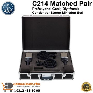 AKG C214 Matched Pair Stereo Mikrofon Set