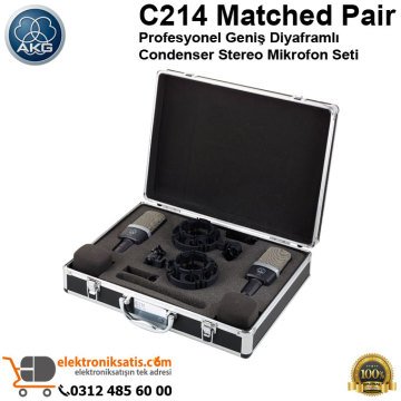 AKG C214 Matched Pair Stereo Mikrofon Set