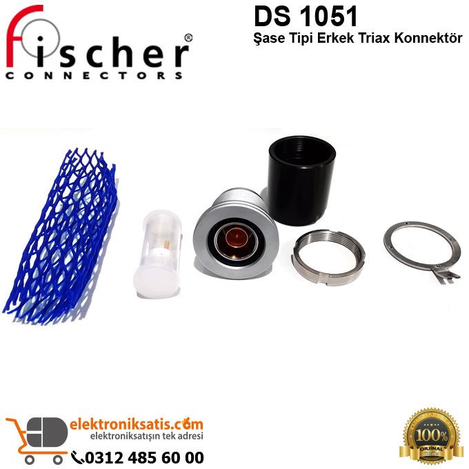 Fischer DS 1051 Şase Tipi Erkek Triax Konnektör