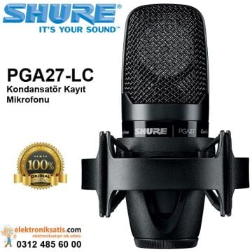 Shure PGA27-LC Kondansatör Kayıt Mikrofonu