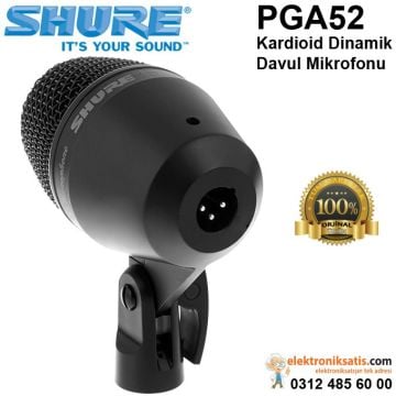 Shure PGA52 Kardioid Dinamik Davul Mikrofonu