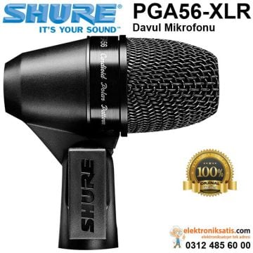 Shure PGA56-XLR Kardioid Dinamik Davul Mikrofonu