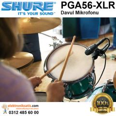 Shure PGA56-XLR Kardioid Dinamik Davul Mikrofonu