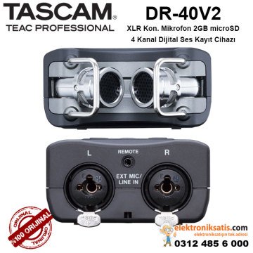 Tascam DR-40V2 Portable Dijital Kaydedici