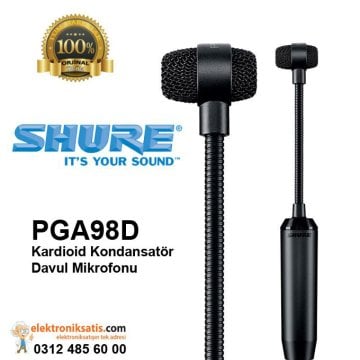 Shure PGA98D Kardioid Kondansatör Davul Mikrofonu