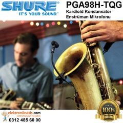 Shure PGA98H-TQG Kardioid Kondansatör Enstrüman Mikrofonu