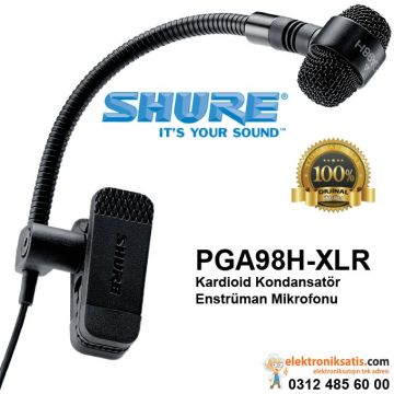 Shure PGA98H-XLR Kardioid Kondansatör Enstrüman Mikrofonu
