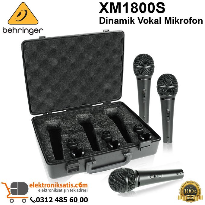 Behringer XM1800S Dinamik Vokal Mikrofon