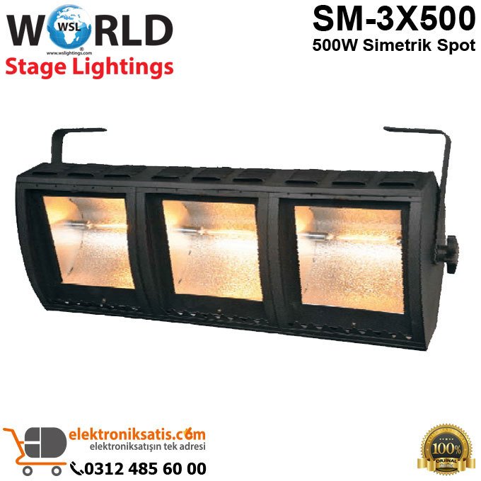 WSLightings SM-3X500 500W Simetrik Spot