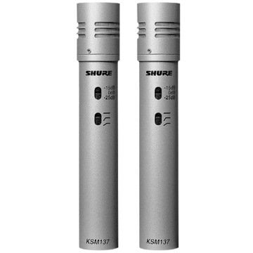 Shure KSM137/SL Stereo Enstrüman Stüdyo Kayıt Mikrofonu