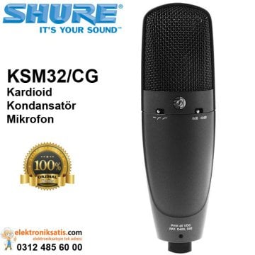 Shure KSM32/CG Kardioid Kondansatör Mikrofon