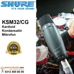 Shure KSM32/CG Kardioid Kondansatör Mikrofon