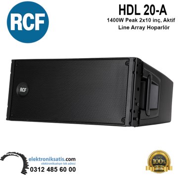 RCF HDL 20-A 1400W Peak 2x10 inç, Aktif Line Array Hoparlör