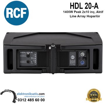RCF HDL 20-A 1400W Peak 2x10 inç, Aktif Line Array Hoparlör