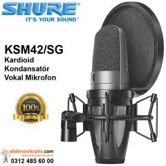 Shure KSM42/SG Kardioid Kondansatör Vokal Mikrofon