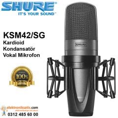Shure KSM42/SG Kardioid Kondansatör Vokal Mikrofon