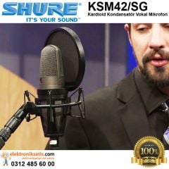 Shure KSM42/SG Kardioid Kondansatör Vokal Mikrofon