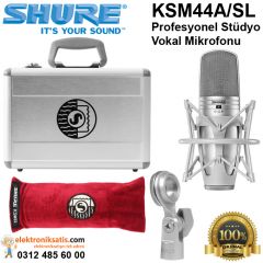 Shure KSM44A/SL Kardioid Kondansatör Stüdyo Vokal Mikrofonu