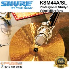 Shure KSM44A/SL Kardioid Kondansatör Stüdyo Vokal Mikrofonu