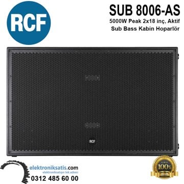 RCF SUB 8006-AS 5000Wpeak Aktif Subwoofer Hoparlör