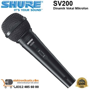 Shure SV200 Dinamik Vokal Mikrofon