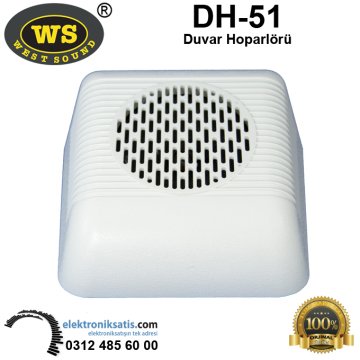 West Sound DH-51 5'' Trafolu Duvar Hoparlörü