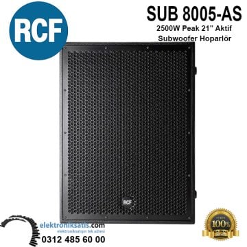 RCF SUB 8005-AS 2500Wpeak Aktif Subwoofer Hoparlör