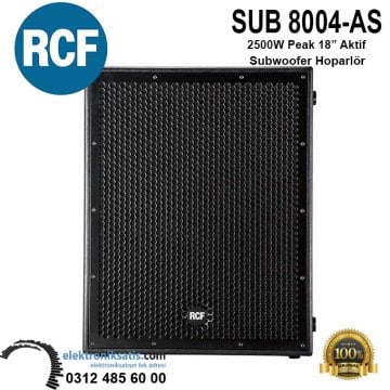 RCF SUB 8004-AS 2500Wpeak Aktif Subwoofer Hoparlör