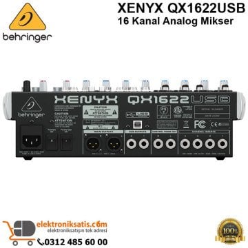 Behringer XENYX QX1622USB 16 Kanal Mikser