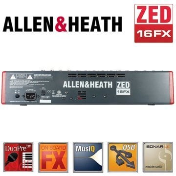Allen Heath ZED 16FX USB Ses Mikseri