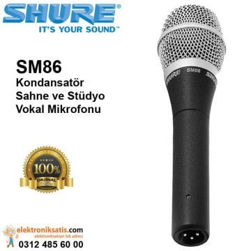 Shure SM86 Kondansatör Sahne ve Stüdyo Vokal Mikrofonu